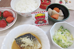 季節感のあるメニュー