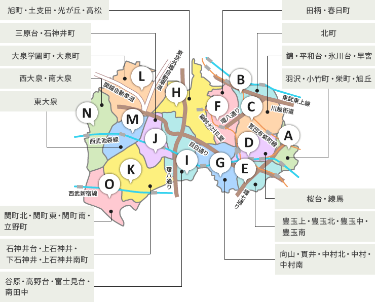 練馬区地図