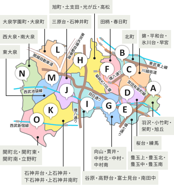 練馬区地図